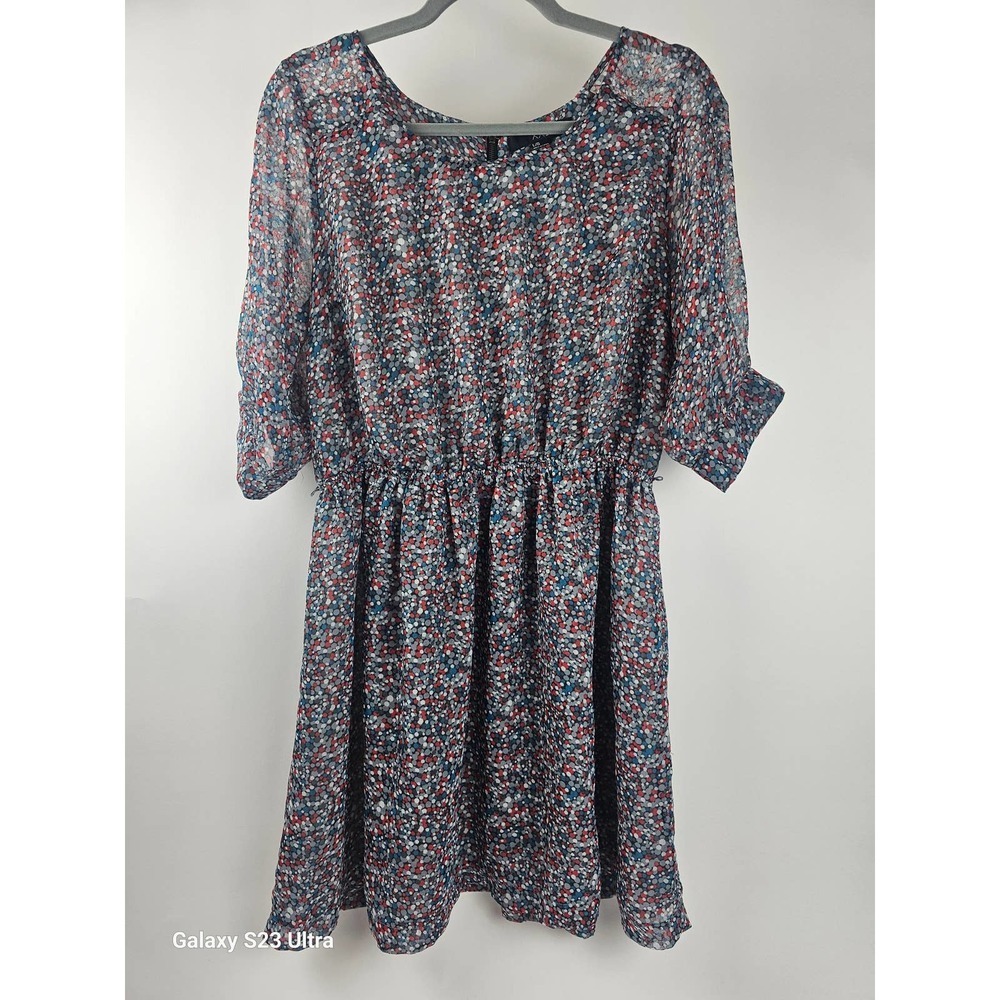 Women's,  XXI, szL women's blouse dress with multicolor pattern
